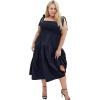 image:imageCity Chic Womens Plus Size Dress  Haven Tier MidiFrench Navy
