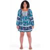 image:imageCity Chic Womens Plus Size Dress  Rose MiniBlue Border