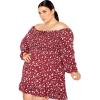 image:imageCity Chic Womens Plus Size Dress Lia PRTRetro Ditsy