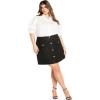 image:imageCity Chic Womens Plus Size Skirt AmiraBlack