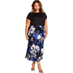 CITY CHIC Women’s Plus Size Skirt Envious PRT