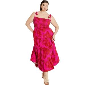 City Chic Marli Print Maxi Dress(Vibrant Floral)