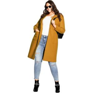 City Chic Plus Size Coat, Abigail Coat
