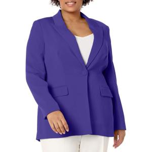 City Chic Plus Size Lottie Jacket(Royal Purple)