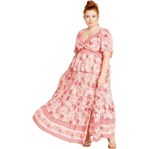 City Chic Plus Size Skirt, Pretty Thing Skirt(Blush Pretty Thing)