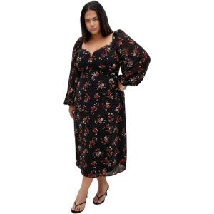 City Chic Womens Dress – Orla Print(Dolce Ditsy Black)