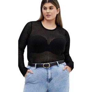 City Chic Women’s Eleni Top(Black)