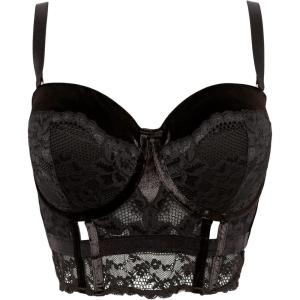 City Chic Women’s Fox & Royal Plus Size Sylvie Uw Bustier(Black)