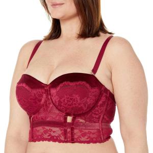 City Chic Women’s Fox & Royal Plus Size Sylvie Uw Bustier(Pomegranate)