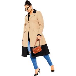 City Chic Women’s Plus Size Coat – Arabella(Arabella)