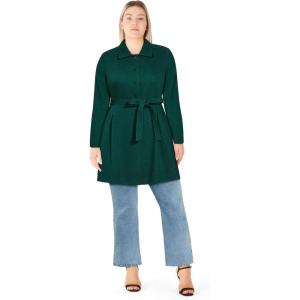 City Chic Women’s Plus Size Coat – Rosemary(Jade)