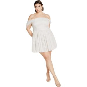 City Chic Women’s Plus Size Cocktail Dress – Lulu(Oat)