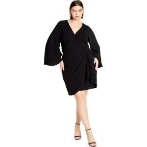 City Chic Women’s Plus Size Cocktail Dress – Malani(Black)