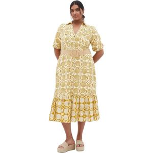 City Chic Women’s Plus Size Dress – Anna Seashell(Seashells)
