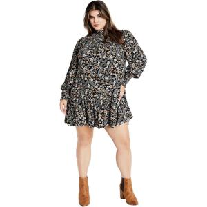 City Chic Women’s Plus Size Dress – Cece(Ditsy)