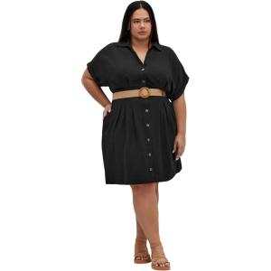 City Chic Women’s Plus Size Dress – Jade(Black)