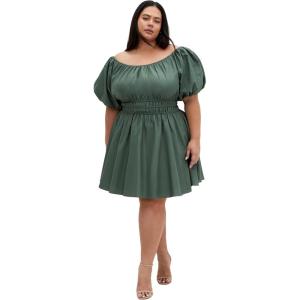 City Chic Women’s Plus Size Dress – Lillian(Dark Sage)
