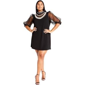 City Chic Women’s Plus Size Dress – Phoenix(Black)