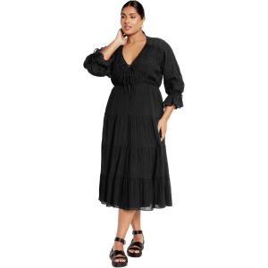 City Chic Women’s Plus Size Dress Jojo(Black)