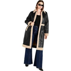 City Chic Women’s Plus Size Hayden Coat(Sand)