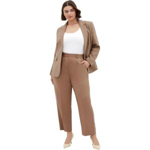 City Chic Women’s Plus Size Jacket – Oxford Corduroy(Caramel)