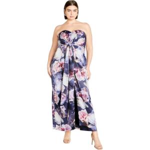 City Chic Women’s Plus Size Maxi Cocktail Dress – Kamari Print(Crysta Floral)