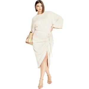 City Chic Womens Rylie Skirt(Oat)