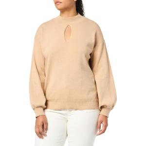 City Chic Women’s Size Sweater-Evelyn, Sand, 20 Plus(Sand)