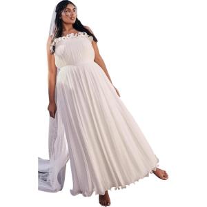 City Chic Womens Turlington Maxi Dress(Ivory)