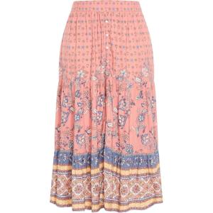 City Chic Womens Willow Skirt(Blush Angel Falls)