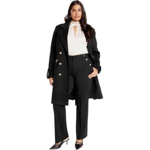 City Chic womens Coat – Gillian(Black)