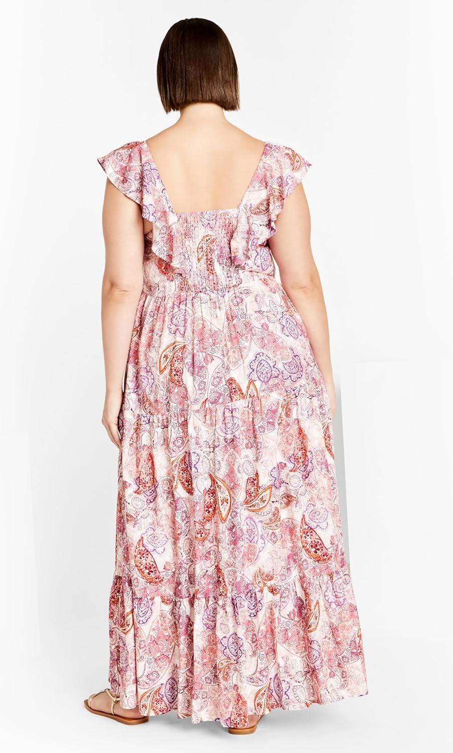 image:imageCity Chic Plus Size Dress Blushing Beauty Maxi DressBlush Beauty