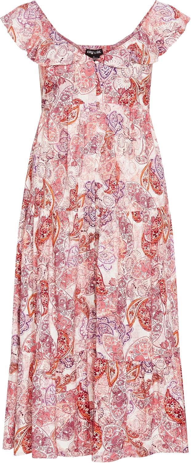 image:imageCity Chic Plus Size Dress Blushing Beauty Maxi DressBlush Beauty