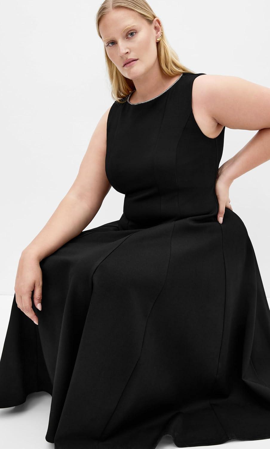 image:imageCity Chic Womens Plus Size Dress Mary Skater MidiBlack