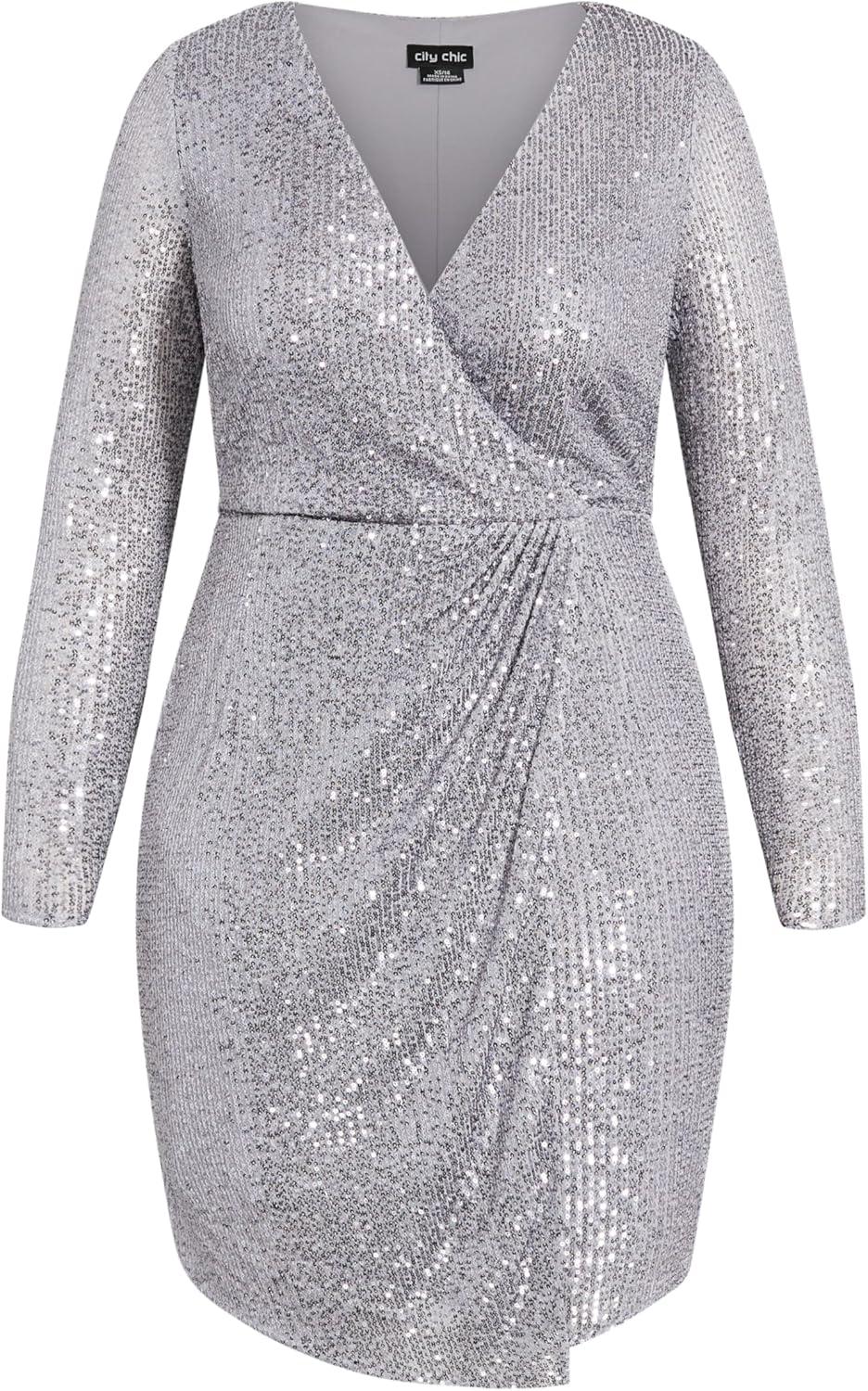 image:imageCity Chic Womens Plus Size Dress RazzleMetal
