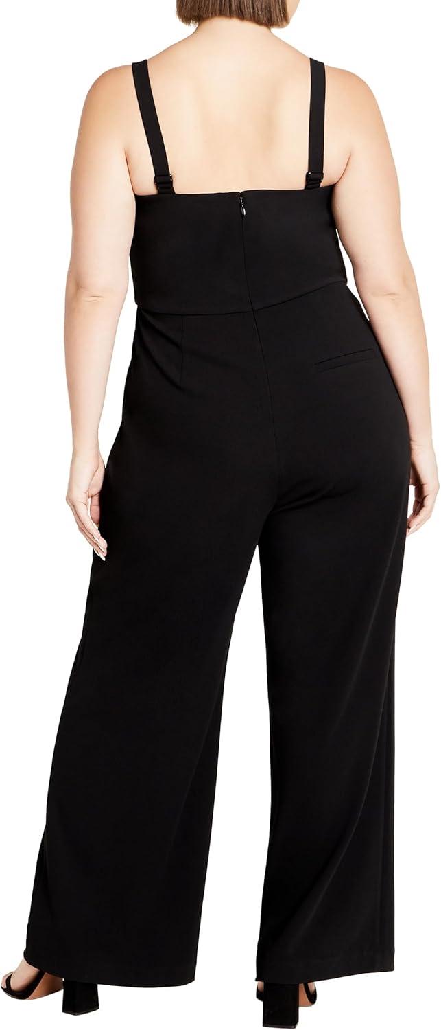 image:imageCity Chic Womens Plus Size Jumpsuit Flaunt It
