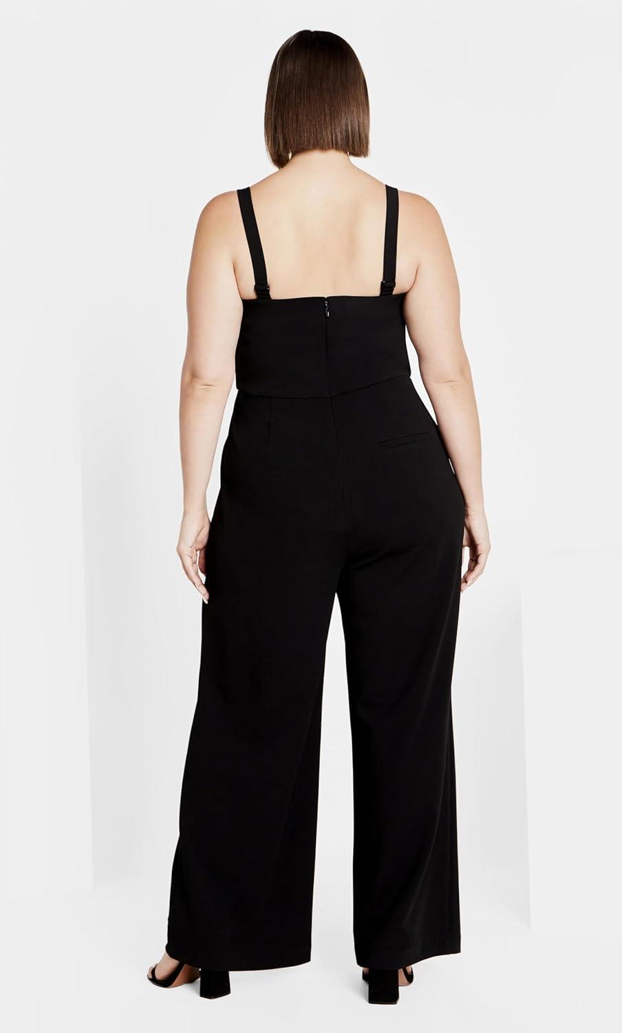 image:imageCity Chic Womens Plus Size Jumpsuit Flaunt It