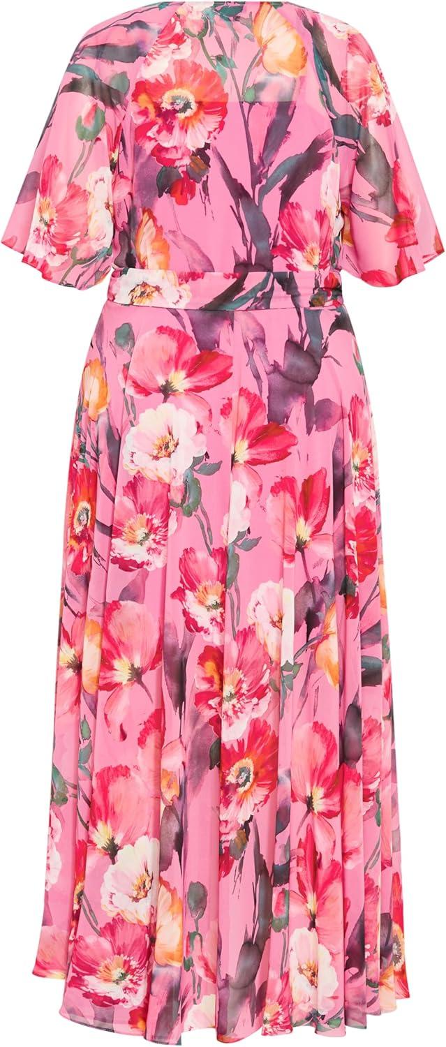 image:imageCity Chic Womens Plus Size Lovers Lane Print DressLovers Lane
