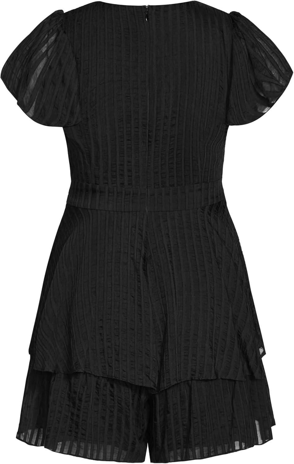 image:imageCity Chic Womens Plus Size Playsuit First DateBlack