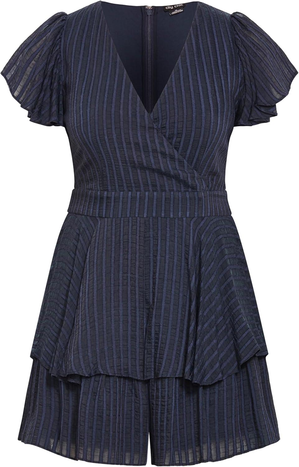 image:imageCity Chic Womens Plus Size Playsuit First DateNavy