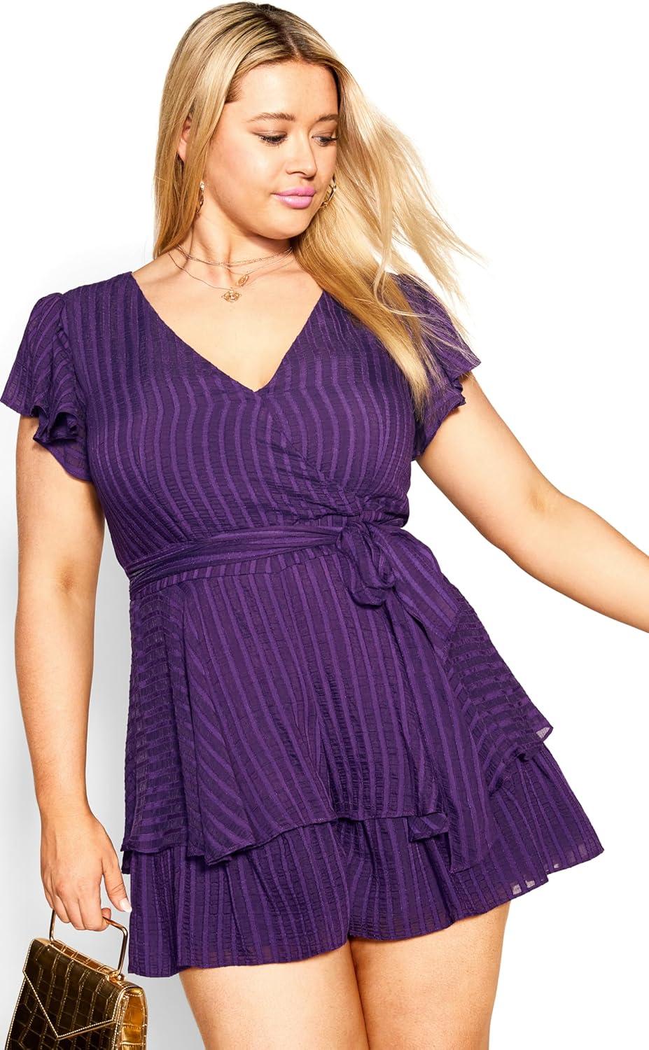 image:imageCity Chic Womens Plus Size Playsuit First DatePetunia
