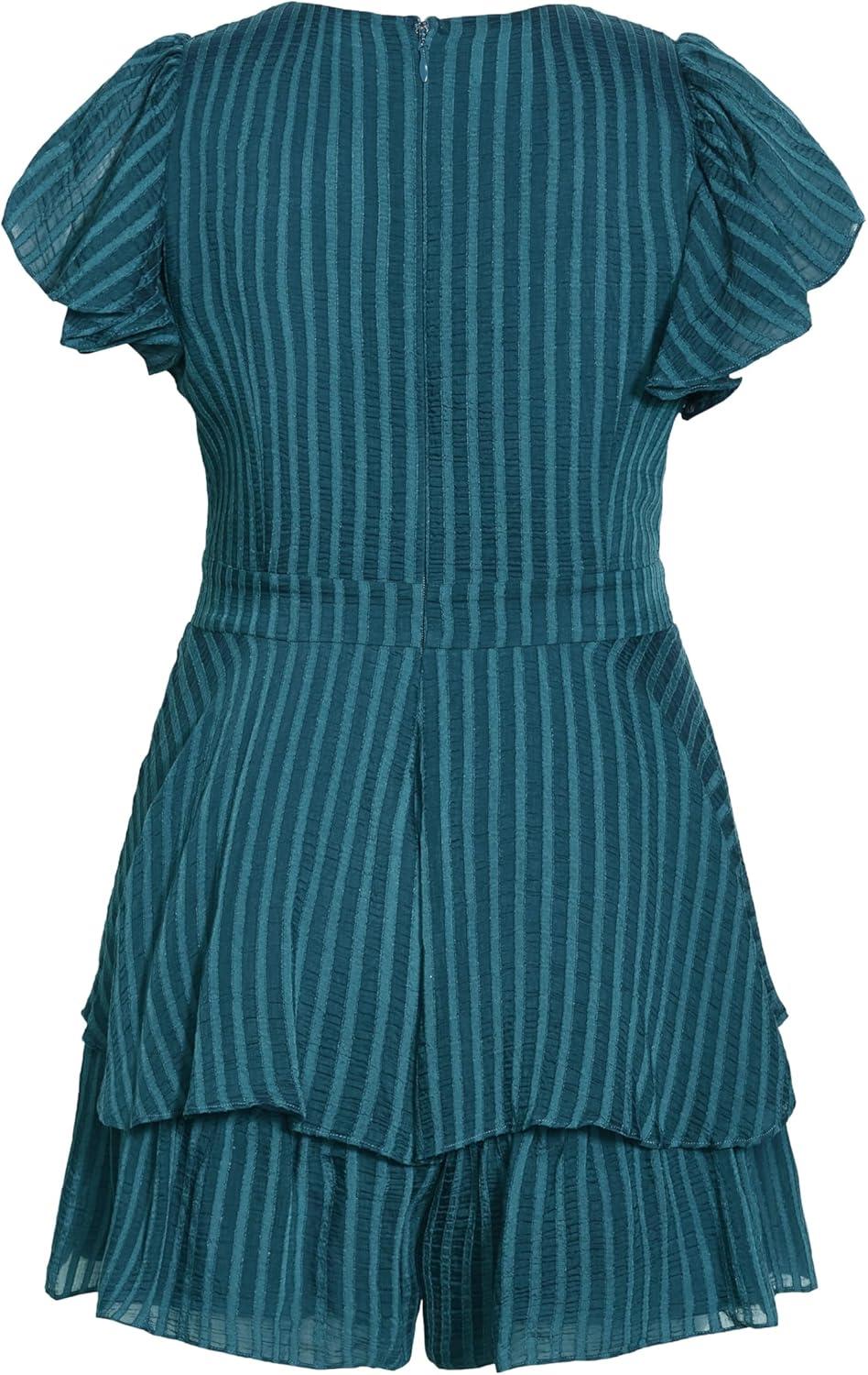 image:imageCity Chic Womens Plus Size Playsuit First DateTeal