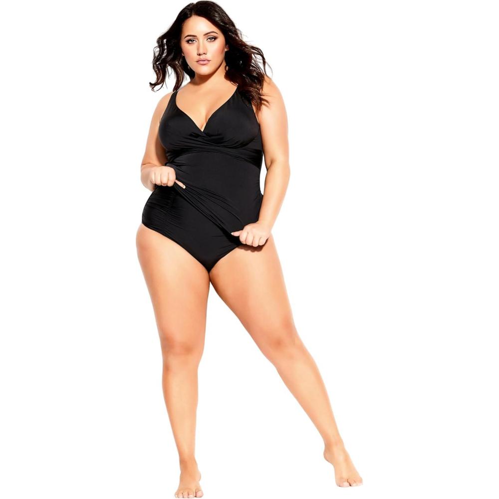 image:imageCity Chic Womens Azores Underwire TankBlack
