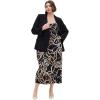 image:imageCity Chic Plus Size Winter Foliage Black DressWinter Foliage
