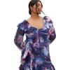image:imageCity Chic Womens Plus Size Cocktail Dress  Crysta Floral
