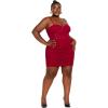 image:imageCity Chic Womens Plus Size Dress  Girly MeshLove Red