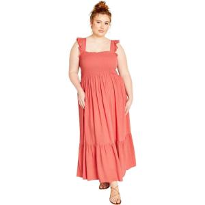 City Chic Plus Size Hally Dress..(Desert Rose)