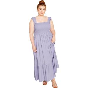 City Chic Plus Size Hally Dress..(Lavender)