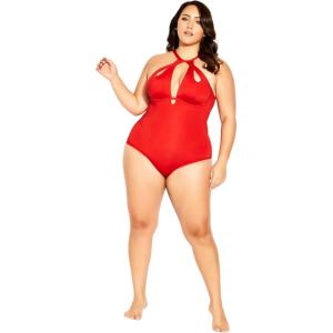 City Chic Womens Cancun Uw 1pc(Grenadine)
