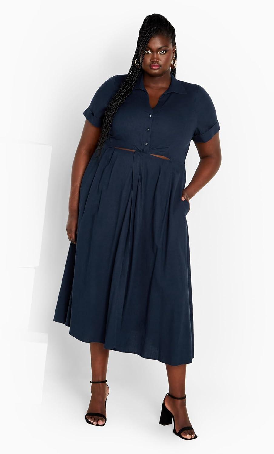 image:imageCity Chic Womens Malia DressNavy
